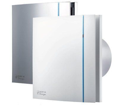 ПОБУТОВИЙ ВЕНТИЛЯТОР ДЛЯ ВАННОЇ SOLER&PALAU SILENT-100 CZ SILVER DESIGN (230V 50) 116548145 фото