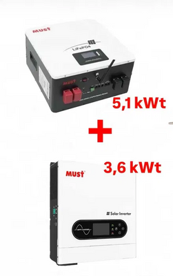 Комплект живлення Must PV18-3624ECO 24V 3.6kW + MUST LP1600-24200, 24v 90877356 фото