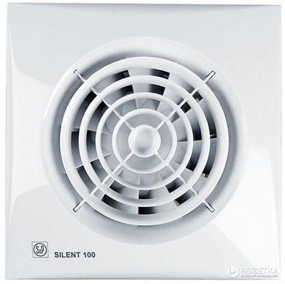 ПОБУТОВИЙ ВЕНТИЛЯТОР ДЛЯ ВАННОЇ SOLER&PALAU SILENT 100 CHZ VISUAL (230V 50) 115996495 фото