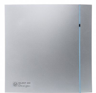 ПОБУТОВИЙ ВЕНТИЛЯТОР ДЛЯ ВАННОЇ SOLER&PALAU SILENT-200 CHZ SILVER (230V 50) 115996578 фото