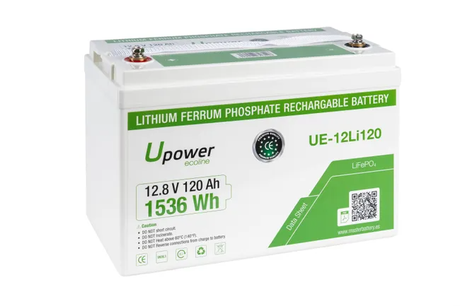 Сонячна батарея LFP UPOWER 120Ah 12.8V 342560862 фото