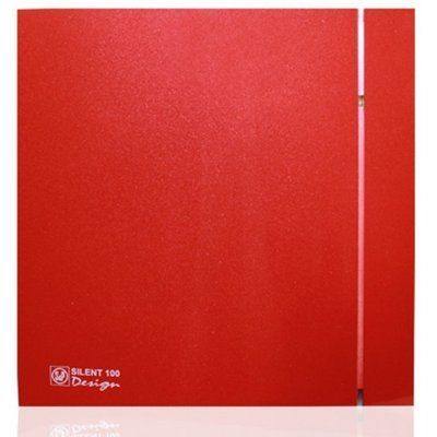 ПОБУТОВИЙ ВЕНТИЛЯТОР ДЛЯ ВАННОЇ SOLER&PALAU SILENT-200 CZ RED DESIGN - 4C (230V 50) 116554962 фото