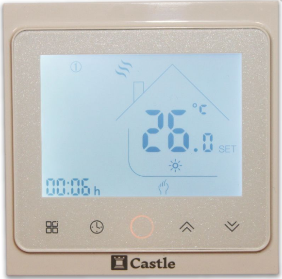 Терморегулятор программируемый Castle с функцией Wi-Fi серия TWE02 205045071 фото