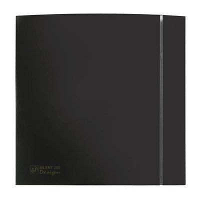ПОБУТОВИЙ ВЕНТИЛЯТОР ДЛЯ ВАННОЇ SOLER&PALAU SILENT-200 CZ BLACK DESIGN - 4C (230V 50) 116555177 фото