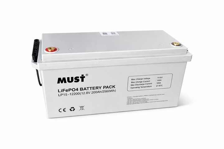 Акумулятор для ДБЖ MUST LP15-12200 12V 200Ah LiFePO4 343145535 фото