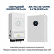 Deye КОМПЛЕКТ 5kWt Преміум Енергонезалежність Deye SUN-5K-SG05LP1-EU Deye SE-F5 PRO-C 688745 фото 1