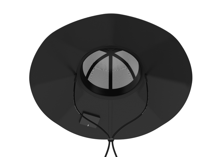 Сонячний капелюх EcoFlow Power Hat 12 Вт - Чорна L-XL EFPowerHat-L-XL фото