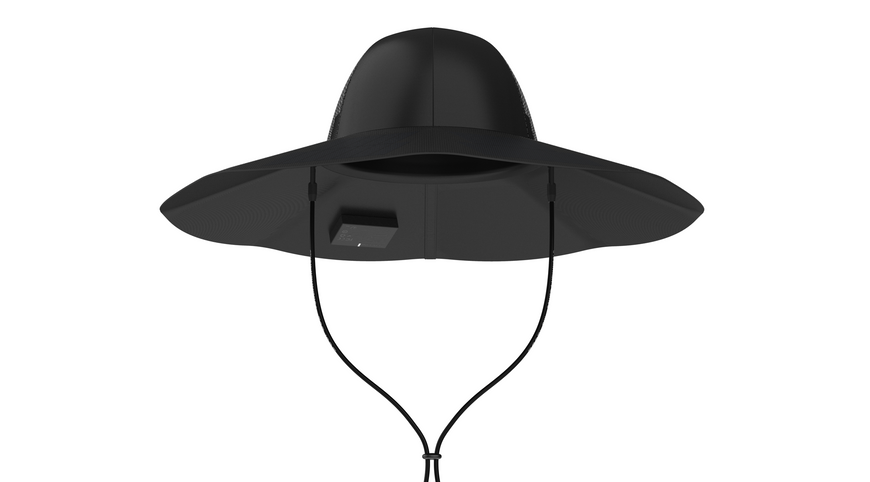 Сонячний капелюх EcoFlow Power Hat 12 Вт - Чорна L-XL EFPowerHat-L-XL фото