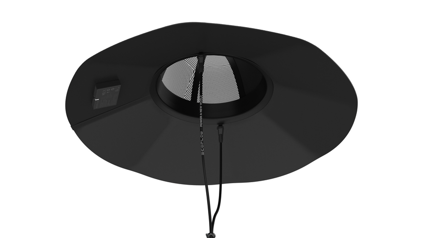 Сонячний капелюх EcoFlow Power Hat 12 Вт - Чорна L-XL EFPowerHat-L-XL фото
