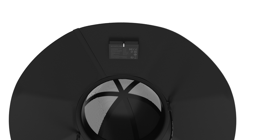 Сонячний капелюх EcoFlow Power Hat 12 Вт - Чорна L-XL EFPowerHat-L-XL фото