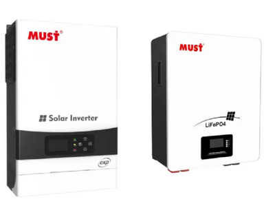 Комплект резервного живлення інвертор Must PV19-6048 EXP + АКБ Must LP16-48100 48V 100 Ah 137356 фото