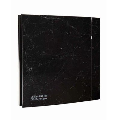 ПОБУТОВИЙ ВЕНТИЛЯТОР ДЛЯ ВАННОЇ SOLER&PALAU SILENT-100 CZ MARBLE BLACK DE SIGN - 4C (230V 50) 116549086 фото