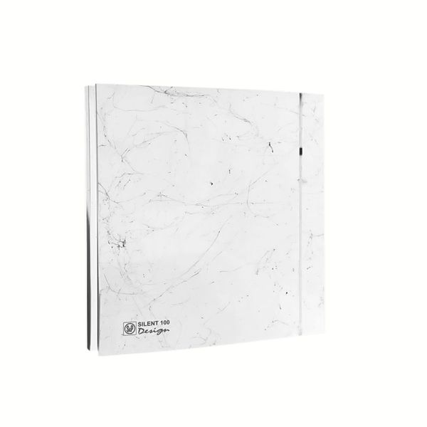 БЫТОВОЙ ВЕНТИЛЯТОР ДЛЯ ВАННОЙ SOLER&PALAU SILENT-100 CZ MARBLE WHITE DE SIGN - 4C (230V 50) 116549461 фото